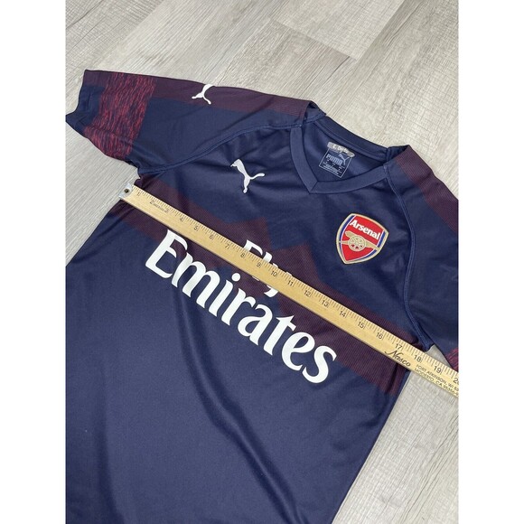 CLASSIC ARSENAL FC 2018-2019 MENS SMALL FOOTBALL AWAY SHIRT PUMA RARE T - Picture 7 of 8